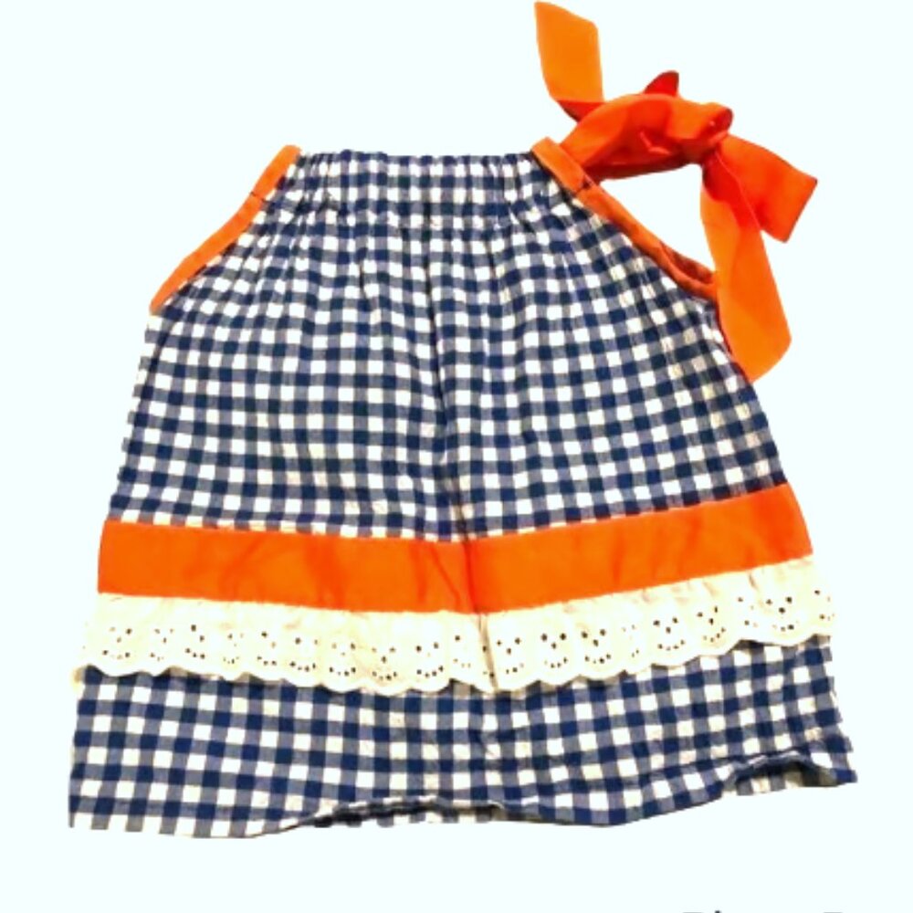 Baby Girl UF Florida Gators Pillowcase Dress EUC 3-6m Football Team Spirit - Picture 2 of 4